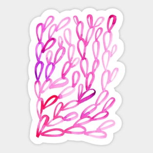 Pink Succulent Sticker